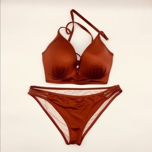 Shade And Shore Bathing Suit in Bronze